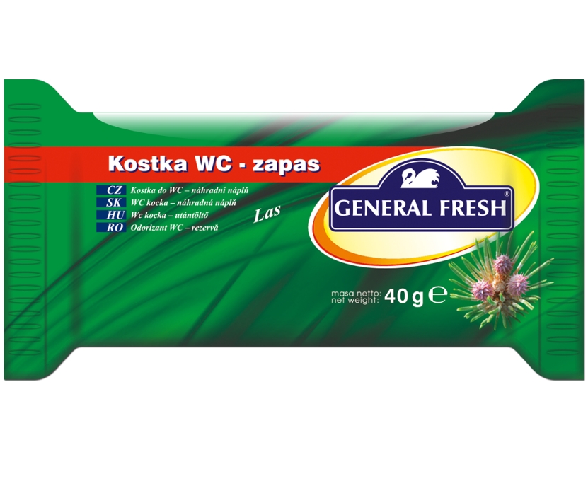 Dezodor WC náhrada 40g borovica